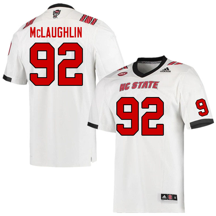 Men #92 Alex McLaughlin NC State Wolfpack College Football Jerseys Sale-Red